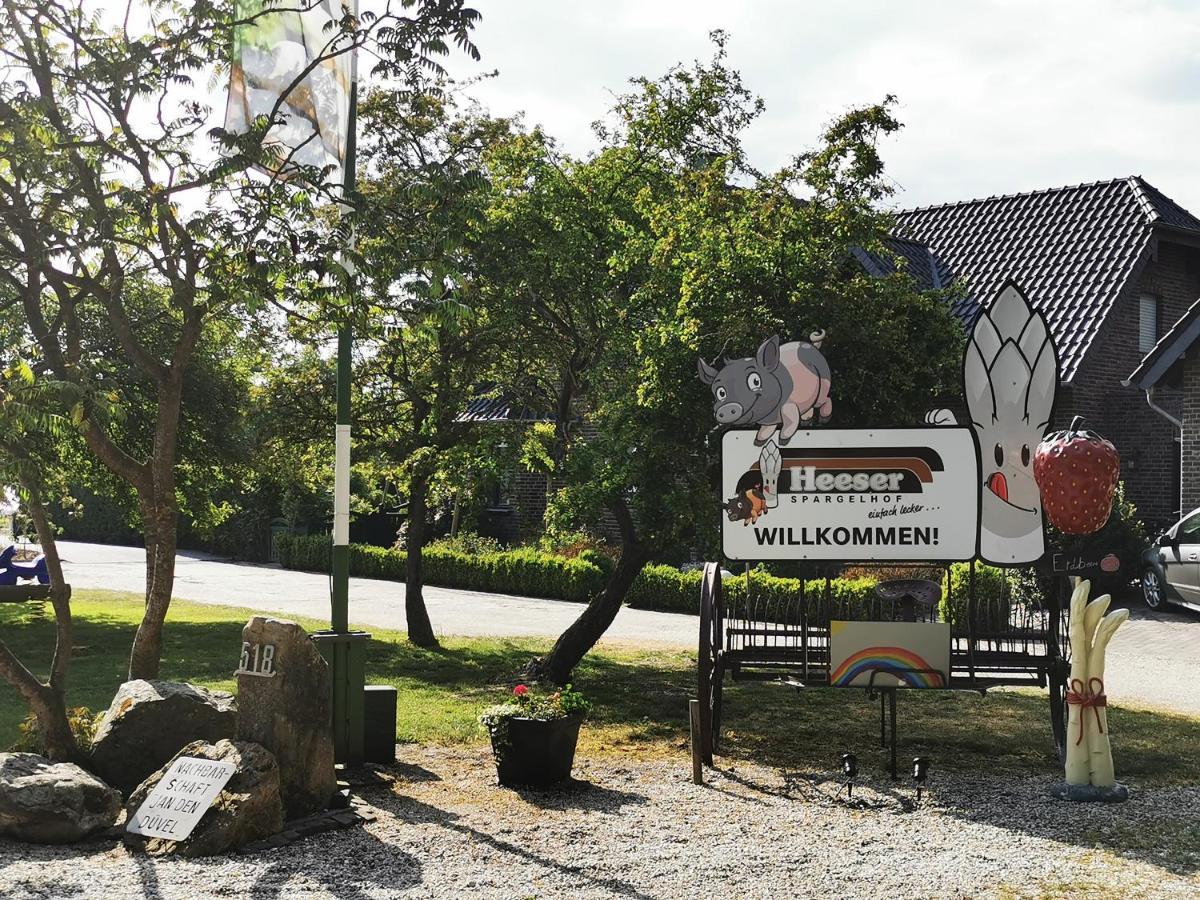 Heeser Spargelhof Ferienwohnung Landblick 韦策 外观 照片